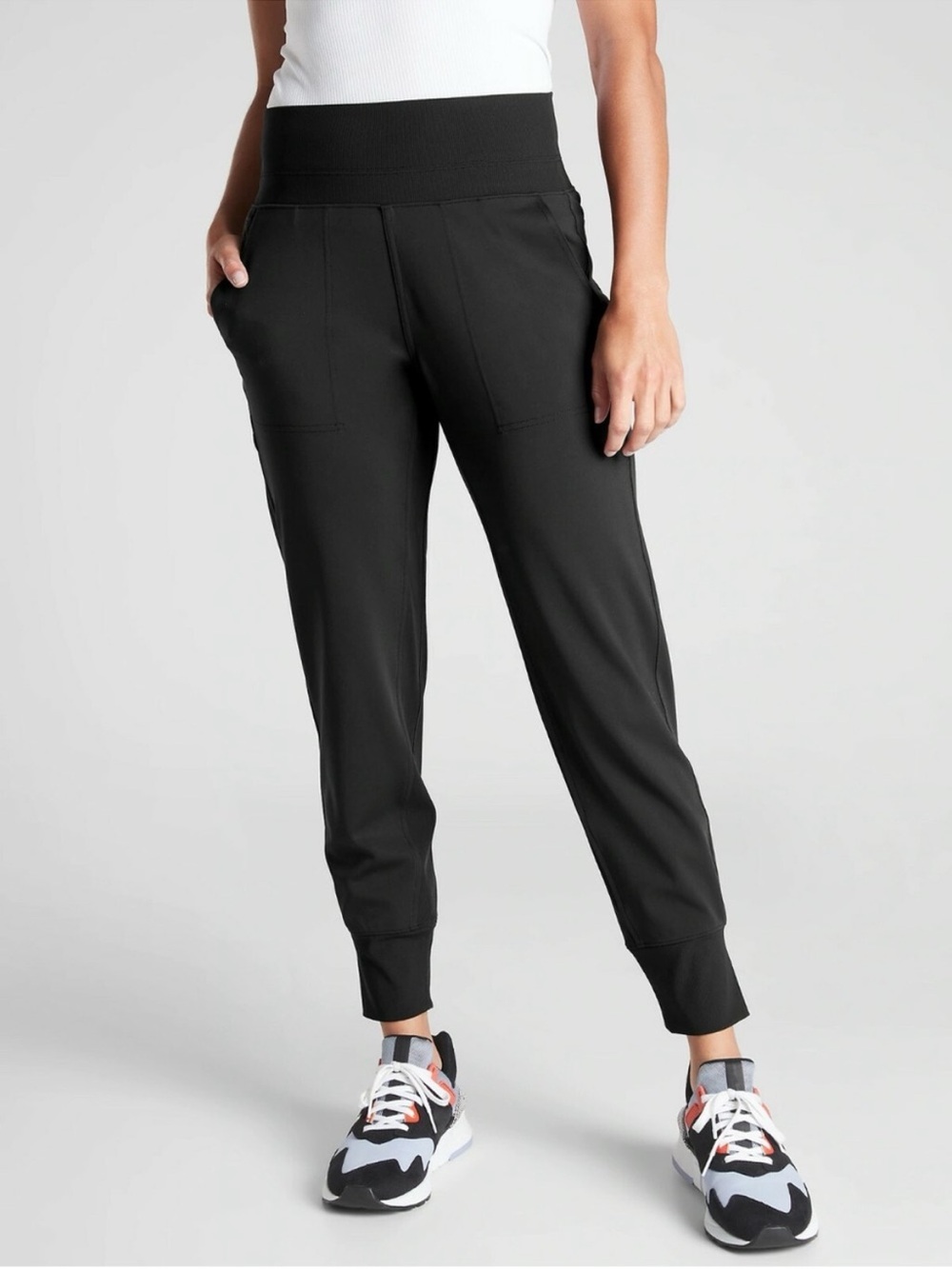 Athleta Venice High Rise Jogger Pants Black